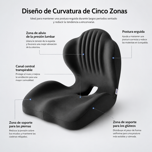 Cojín Ergonómico Lumbarix™ | Soporte Lumbar